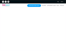 Tablet Screenshot of bitesizedfitness.com